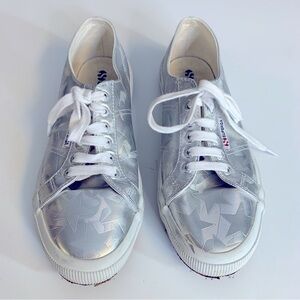 Superga 2750 Starchrome‎ Silver Sneaker Size 10